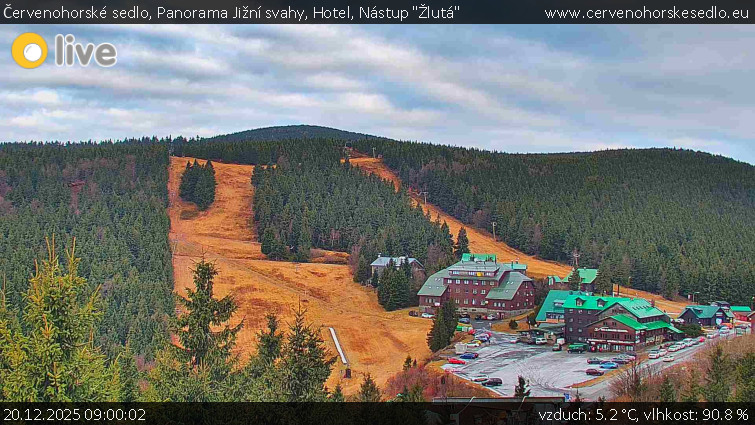 Červenohorské sedlo - Panorama Jižní svahy, Hotel, Nástup "Žlutá" - 20.12.2025 v 09:00