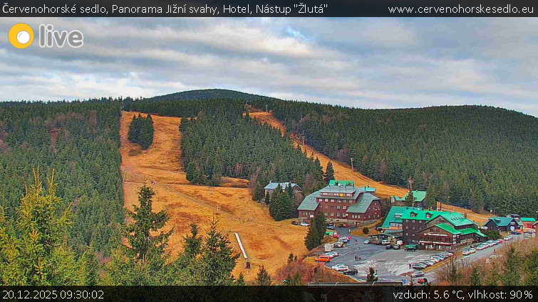 Červenohorské sedlo - Panorama Jižní svahy, Hotel, Nástup "Žlutá" - 20.12.2025 v 09:30