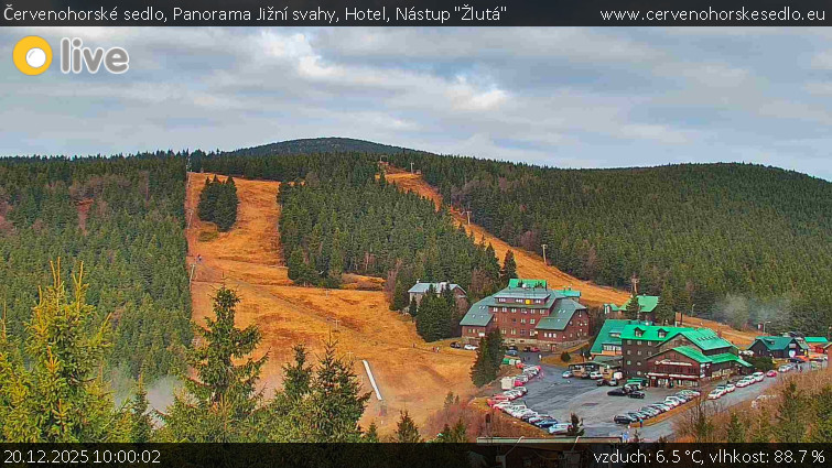 Červenohorské sedlo - Panorama Jižní svahy, Hotel, Nástup "Žlutá" - 20.12.2025 v 10:00