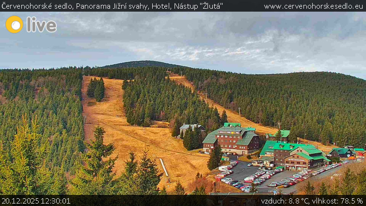 Červenohorské sedlo - Panorama Jižní svahy, Hotel, Nástup "Žlutá" - 20.12.2025 v 12:30