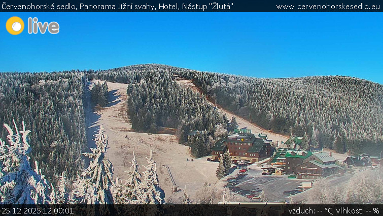 Červenohorské sedlo - Panorama Jižní svahy, Hotel, Nástup "Žlutá" - 25.12.2025 v 12:00