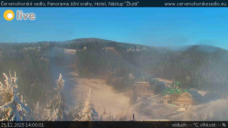 Červenohorské sedlo - Panorama Jižní svahy, Hotel, Nástup "Žlutá" - 25.12.2025 v 14:00