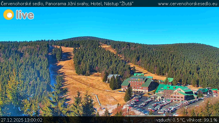 Červenohorské sedlo - Panorama Jižní svahy, Hotel, Nástup "Žlutá" - 27.12.2025 v 13:00