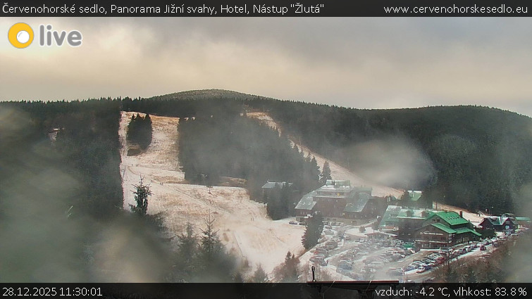 Červenohorské sedlo - Panorama Jižní svahy, Hotel, Nástup "Žlutá" - 28.12.2025 v 11:30