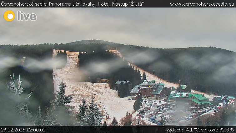 Červenohorské sedlo - Panorama Jižní svahy, Hotel, Nástup "Žlutá" - 28.12.2025 v 12:00