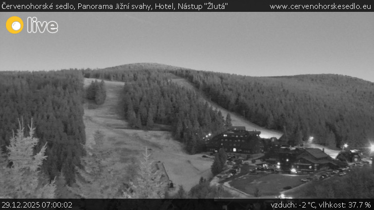 Červenohorské sedlo - Panorama Jižní svahy, Hotel, Nástup "Žlutá" - 29.12.2025 v 07:00