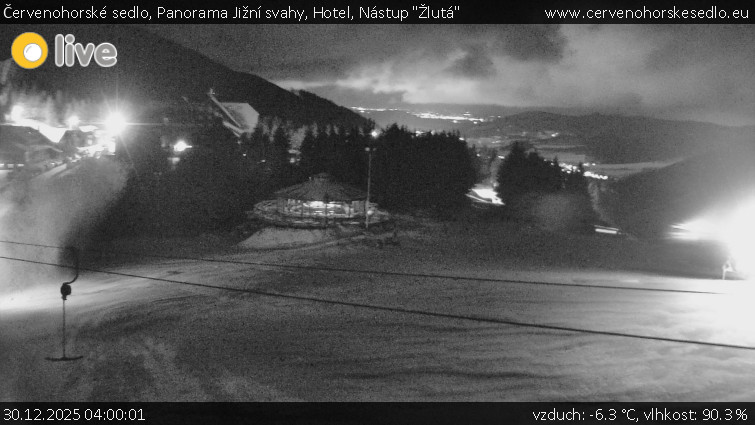 Červenohorské sedlo - Panorama Jižní svahy, Hotel, Nástup "Žlutá" - 30.12.2025 v 04:00