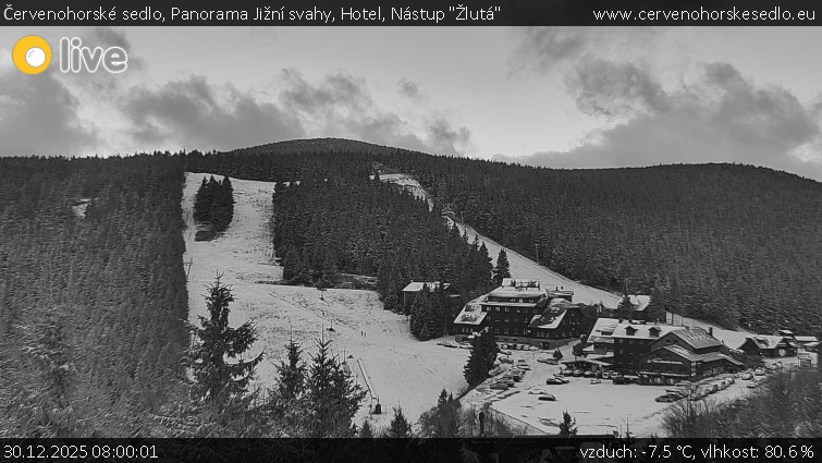 Červenohorské sedlo - Panorama Jižní svahy, Hotel, Nástup "Žlutá" - 30.12.2025 v 08:00