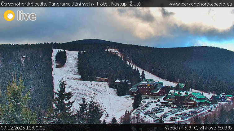 Červenohorské sedlo - Panorama Jižní svahy, Hotel, Nástup "Žlutá" - 30.12.2025 v 13:00