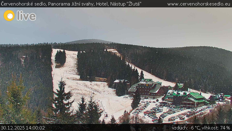 Červenohorské sedlo - Panorama Jižní svahy, Hotel, Nástup "Žlutá" - 30.12.2025 v 14:00