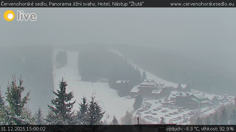 Červenohorské sedlo - Panorama Jižní svahy, Hotel, Nástup "Žlutá" - 31.12.2025 v 15:00