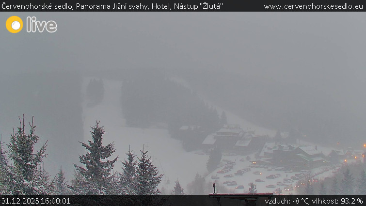 Červenohorské sedlo - Panorama Jižní svahy, Hotel, Nástup "Žlutá" - 31.12.2025 v 16:00