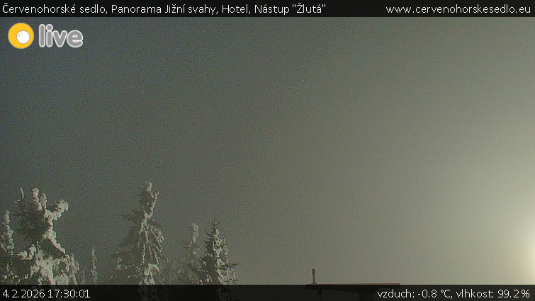 Červenohorské sedlo - Panorama Jižní svahy, Hotel, Nástup "Žlutá" - 4.2.2026 v 17:30