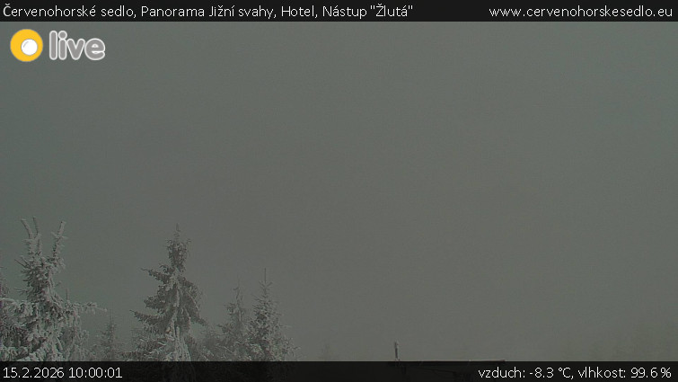 Červenohorské sedlo - Panorama Jižní svahy, Hotel, Nástup "Žlutá" - 15.2.2026 v 10:00