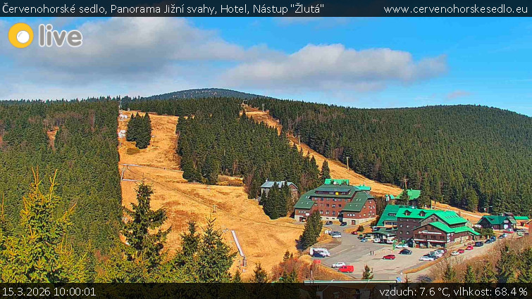 Červenohorské sedlo - Panorama Jižní svahy, Hotel, Nástup "Žlutá" - 15.3.2026 v 10:00