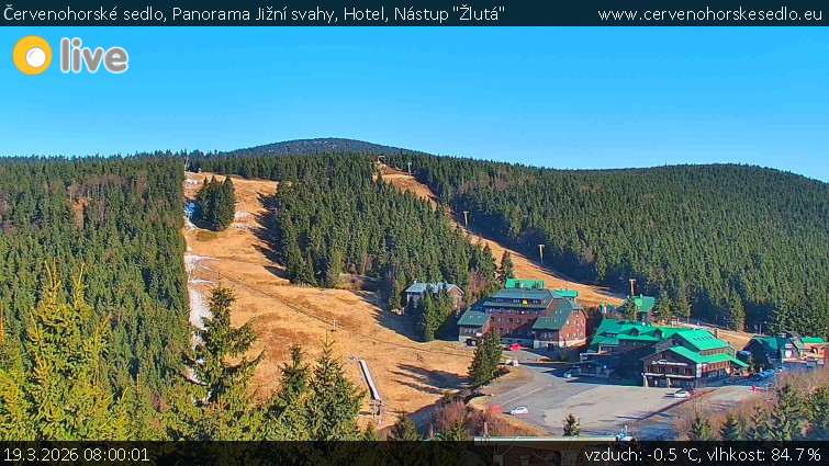Červenohorské sedlo - Panorama Jižní svahy, Hotel, Nástup "Žlutá" - 19.3.2026 v 08:00