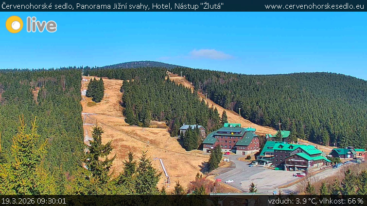 Červenohorské sedlo - Panorama Jižní svahy, Hotel, Nástup "Žlutá" - 19.3.2026 v 09:30