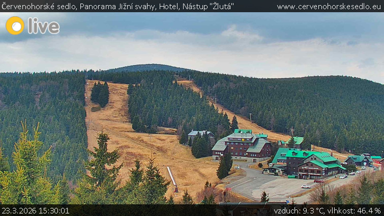 Červenohorské sedlo - Panorama Jižní svahy, Hotel, Nástup "Žlutá" - 23.3.2026 v 15:30