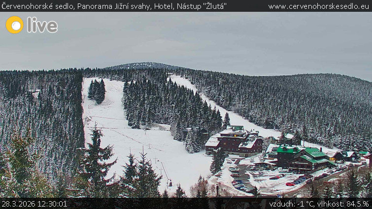 Červenohorské sedlo - Panorama Jižní svahy, Hotel, Nástup "Žlutá" - 28.3.2026 v 12:30