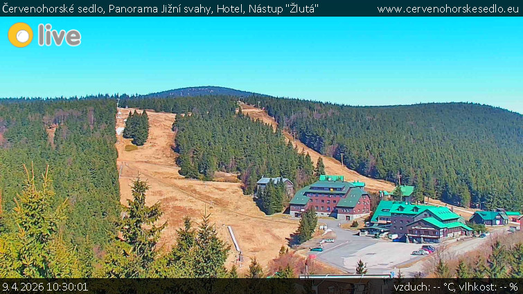 Červenohorské sedlo - Panorama Jižní svahy, Hotel, Nástup "Žlutá" - 9.4.2026 v 10:30