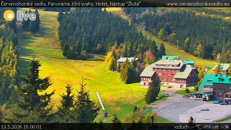 Červenohorské sedlo - Panorama Jižní svahy, Hotel, Nástup "Žlutá" - 13.5.2026 v 16:00