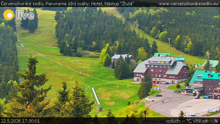 Červenohorské sedlo - Panorama Jižní svahy, Hotel, Nástup "Žlutá" - 22.5.2026 v 17:30