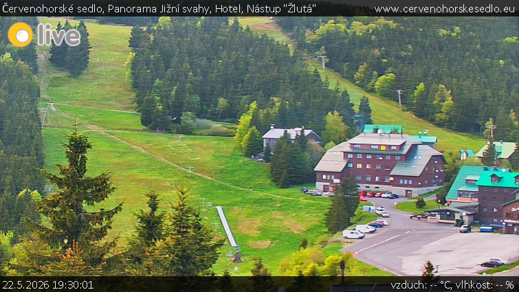 Červenohorské sedlo - Panorama Jižní svahy, Hotel, Nástup "Žlutá" - 22.5.2026 v 19:30