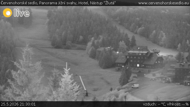 Červenohorské sedlo - Panorama Jižní svahy, Hotel, Nástup "Žlutá" - 25.5.2026 v 21:30