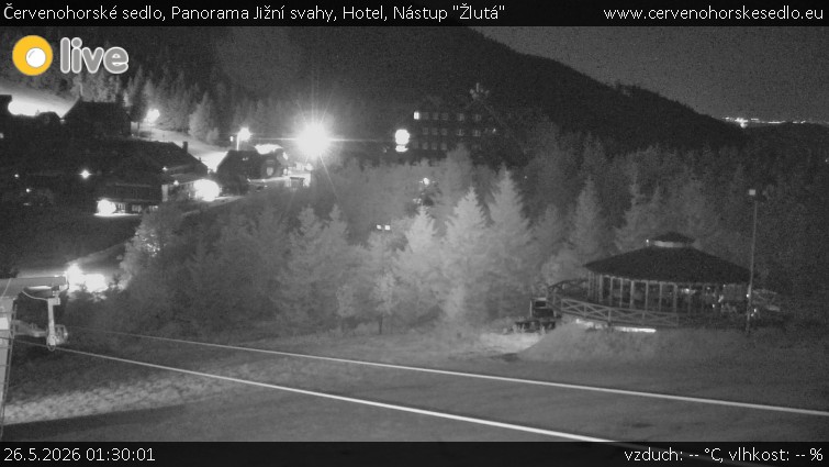 Červenohorské sedlo - Panorama Jižní svahy, Hotel, Nástup "Žlutá" - 26.5.2026 v 01:30