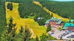 Panorama południowych stoków, hotel, wejście „Żółty”
