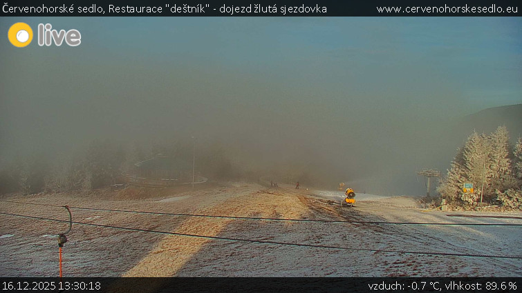 Červenohorské sedlo - Restaurace "deštník" - dojezd žlutá sjezdovka - 16.12.2025 v 13:30