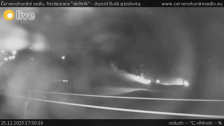 Červenohorské sedlo - Restaurace "deštník" - dojezd žlutá sjezdovka - 25.12.2025 v 17:30