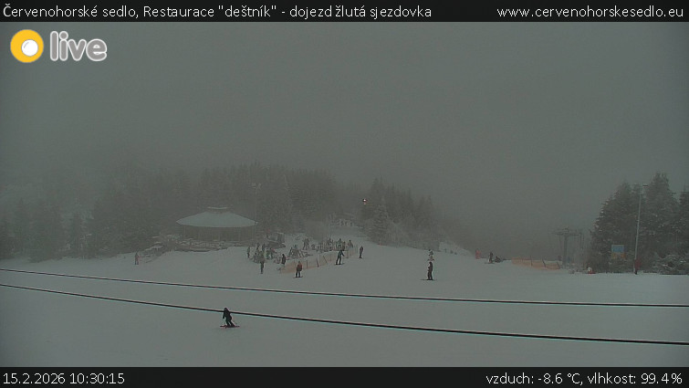 Červenohorské sedlo - Restaurace "deštník" - dojezd žlutá sjezdovka - 15.2.2026 v 10:30