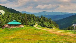 Restaurant „Deštník“ – Zugang über die gelbe Skipiste