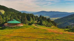 Restaurace "deštník" - dojezd žlutá sjezdovka