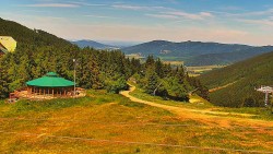 Restaurace "deštník" - dojezd žlutá sjezdovka