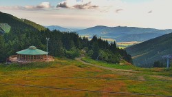 Restaurace "deštník" - dojezd žlutá sjezdovka