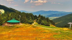 Restaurant „Deštník“ – Zugang über die gelbe Skipiste
