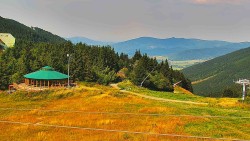 Restaurace "deštník" - dojezd žlutá sjezdovka