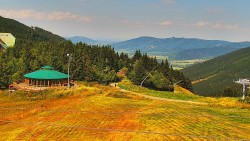 Restaurace "deštník" - dojezd žlutá sjezdovka