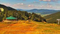 Restaurace "deštník" - dojezd žlutá sjezdovka