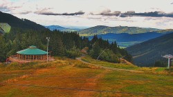 Restaurace "deštník" - dojezd žlutá sjezdovka