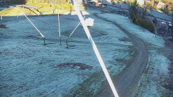 Spodní část sjezdovky skiareálu Karolinka