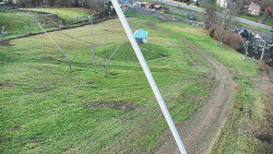 Spodní část sjezdovky skiareálu Karolinka