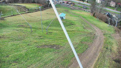 Spodní část sjezdovky skiareálu Karolinka