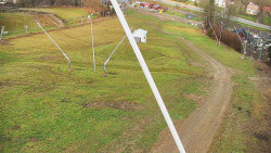 Spodní část sjezdovky skiareálu Karolinka