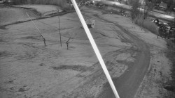 Spodní část sjezdovky skiareálu Karolinka