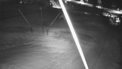 Spodní část sjezdovky skiareálu Karolinka