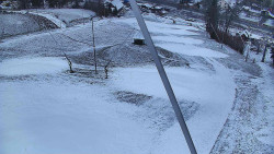 Spodní část sjezdovky skiareálu Karolinka