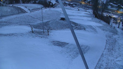 Spodní část sjezdovky skiareálu Karolinka